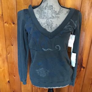 NWT Split Grey Hoodie
